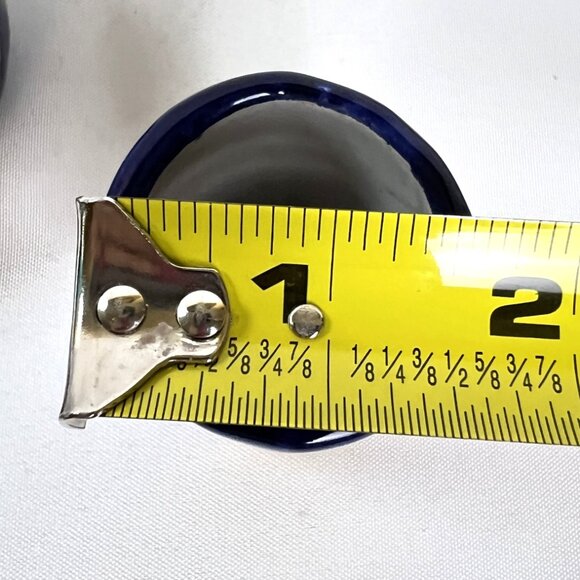 Talavera Mexican Pottery Set Vintage Hand-Painted Shot Glass & Bowl 2 pcs. - Picture 10 of 10